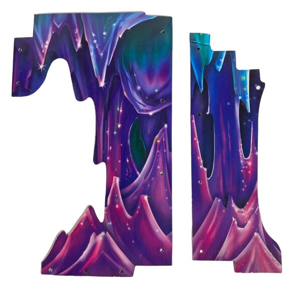 Monster High Freaky Fusion Catacombs Floor Pillars Torch Backdrops BJR18 Replace - Picture 9 of 14